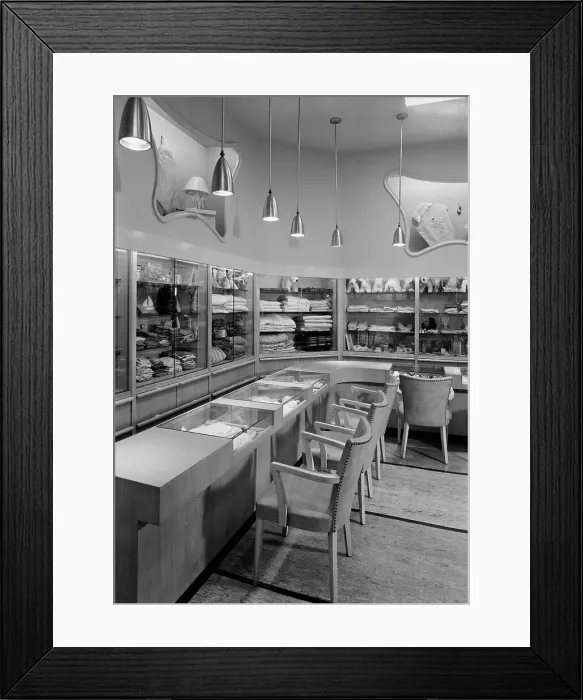 Framed Print : Kartch's, business on Main St. Paterson, New Jersey, 1947. Creator: Gottscho-Schleisner, Inc