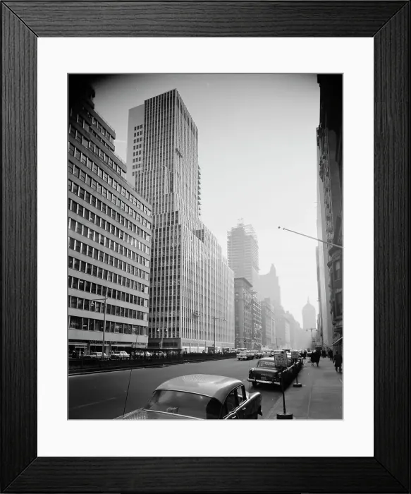 Framed Print : 425 Park Ave, 1957. Creator: Gottscho-Schleisner, Inc Framed Print : 425 Park Ave, 1957. Creator: Gottscho-Schleisner, Inc