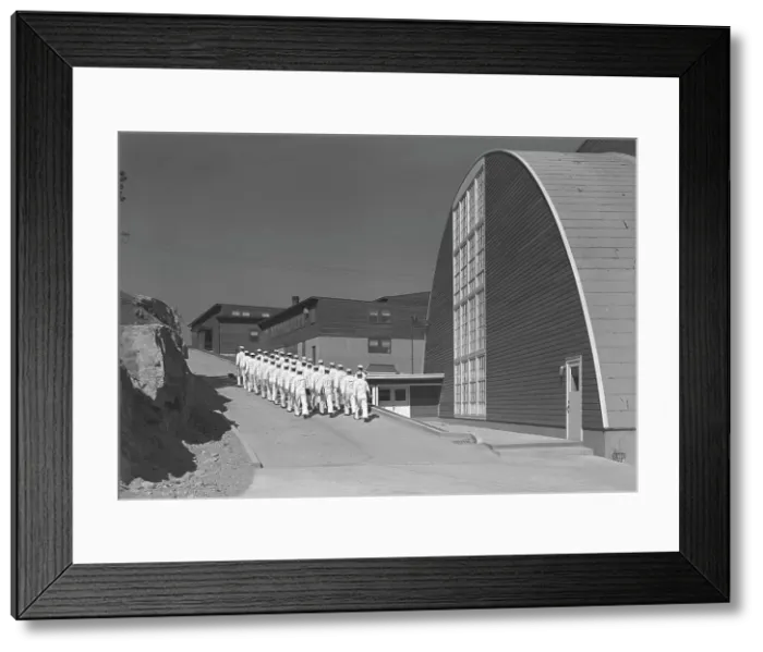 Framed Print : U.S. Coast Guard Academy, Reserve Cadet Buildings, New London, Connecticut, 1943. Creator: Gottscho-Schleisner, Inc Framed Print : U.S. Coast Guard Academy, Reserve Cadet Buildings, New London, Connecticut, 1943. Creator: Gottscho-Schleisner, Inc