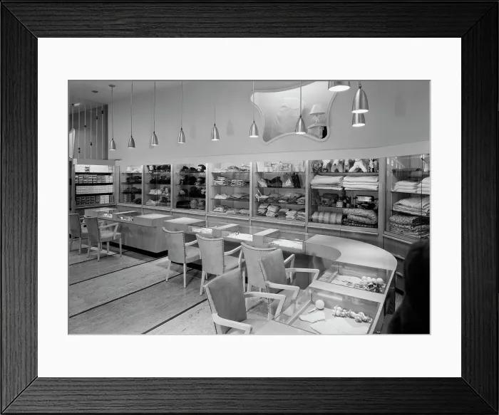 Framed Print : Kartch's, business on Main St. Paterson, New Jersey, 1947. Creator: Gottscho-Schleisner, Inc Framed Print : Kartch's, business on Main St. Paterson, New Jersey, 1947. Creator: Gottscho-Schleisner, Inc