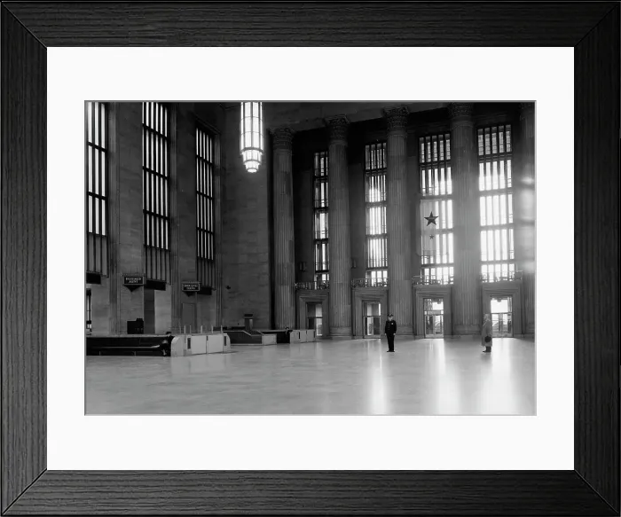 Framed Print : 30th St. station, Philadelphia, Pennsylvania, 1945. Creator: Gottscho-Schleisner, Inc Framed Print : 30th St. station, Philadelphia, Pennsylvania, 1945. Creator: Gottscho-Schleisner, Inc