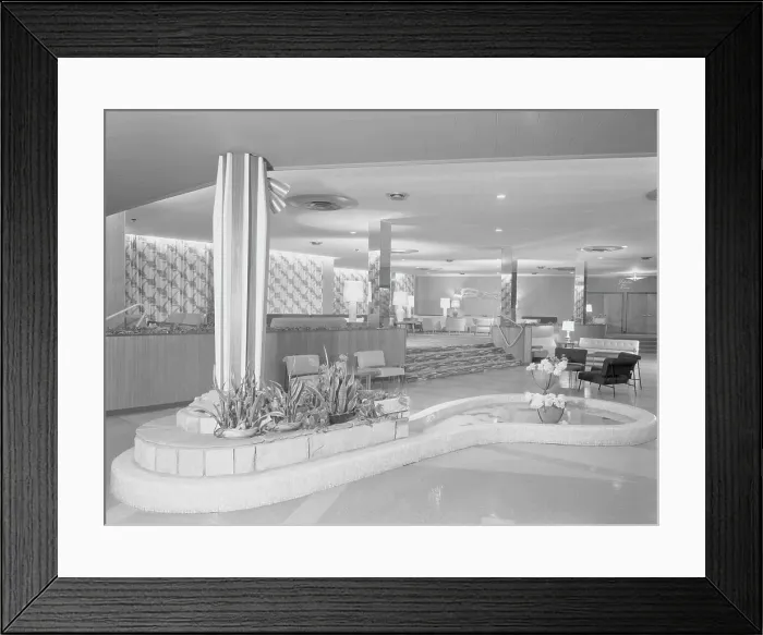 Framed Print : Hotel Zeiger, Ellenville, New York, 1957. Creator: Gottscho-Schleisner, Inc Framed Print : Hotel Zeiger, Ellenville, New York, 1957. Creator: Gottscho-Schleisner, Inc