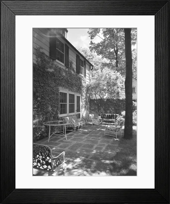Framed Print : Guido R. Rahr, residence in Manitowoc, Wisconsin, 1945. Creator: Gottscho-Schleisner, Inc Framed Print : Guido R. Rahr, residence in Manitowoc, Wisconsin, 1945. Creator: Gottscho-Schleisner, Inc