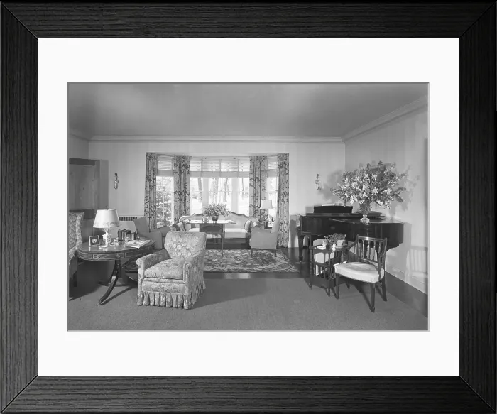 Framed Print : Guido R. Rahr, residence in Manitowoc, Wisconsin, 1945. Creator: Gottscho-Schleisner, Inc