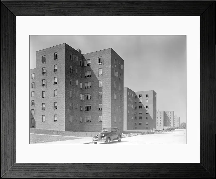 Framed Print : Red Hook Housing Project, Brooklyn, New York, 1939. Creator: Gottscho-Schleisner, Inc Framed Print : Red Hook Housing Project, Brooklyn, New York, 1939. Creator: Gottscho-Schleisner, Inc
