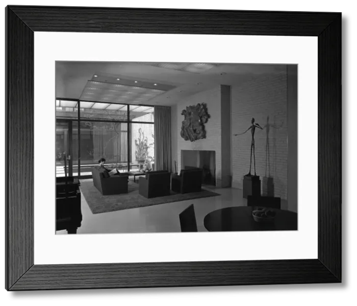 Framed Print : John D. Rockefeller III, residence at 252 E. 52nd St. New York City, 1950. Creator: Gottscho-Schleisner, Inc Framed Print : John D. Rockefeller III, residence at 252 E. 52nd St. New York City, 1950. Creator: Gottscho-Schleisner, Inc