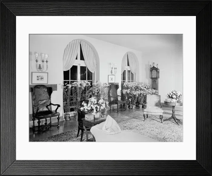 Framed Print : Mrs. Cornelius N. Bliss, residence in Wheatley Heights, Long Island, New York, 1950. Creator: Gottscho-Schleisner, Inc Framed Print : Mrs. Cornelius N. Bliss, residence in Wheatley Heights, Long Island, New York, 1950. Creator: Gottscho-Schleisner, Inc