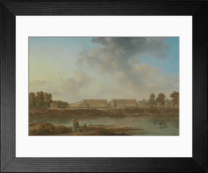 Framed Print : A View of Place Louis XV, about 1775-1787. Creator: Alexandre Jean Noel Framed Print : A View of Place Louis XV, about 1775-1787. Creator: Alexandre Jean Noel
