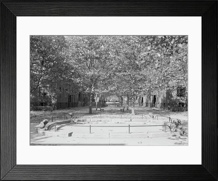 Framed Print : Harlem River Houses, 7th Ave. and 152nd St, 1951. Creator: Gottscho-Schleisner, Inc Framed Print : Harlem River Houses, 7th Ave. and 152nd St, 1951. Creator: Gottscho-Schleisner, Inc