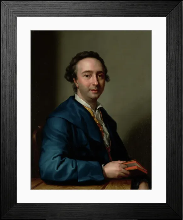 Framed Print : Portrait of Jose Nicolas de Azara, Marquis of Nibbiano, after 1774. Creator: Anton Raphael Mengs Framed Print : Portrait of Jose Nicolas de Azara, Marquis of Nibbiano, after 1774. Creator: Anton Raphael Mengs