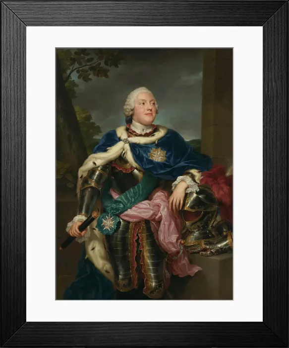 Framed Print : Portrait of Friedrich Christian, Prince of Saxony, 1751. Creator: Anton Raphael Mengs Framed Print : Portrait of Friedrich Christian, Prince of Saxony, 1751. Creator: Anton Raphael Mengs