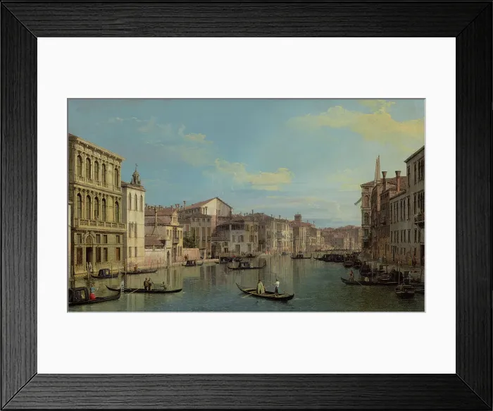 Framed Print : The Grand Canal in Venice from Palazzo Flangini to Campo San Marcuola, about 1738. Creator: Canaletto Framed Print : The Grand Canal in Venice from Palazzo Flangini to Campo San Marcuola, about 1738. Creator: Canaletto