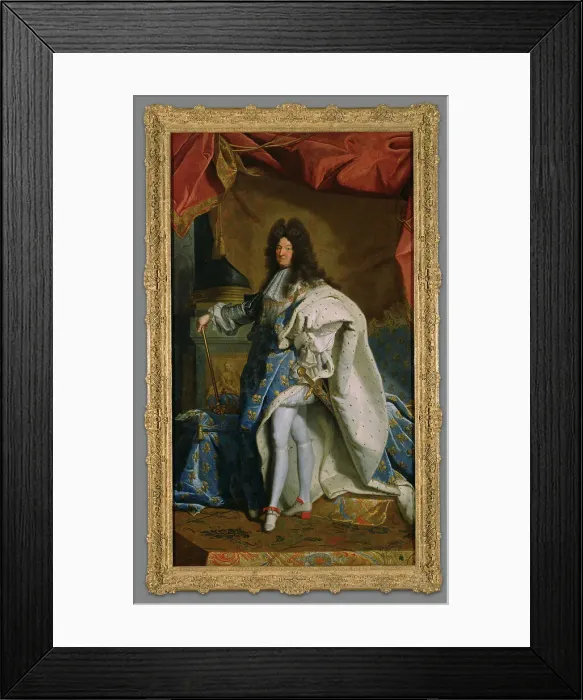 Framed Print : Portrait of Louis XIV, after 1701. Creator: Unknown Framed Print : Portrait of Louis XIV, after 1701. Creator: Unknown