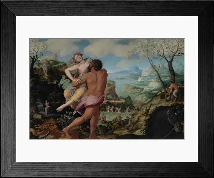 Framed Print : The Abduction of Proserpine, 1570. Creator: Alessandro Allori Framed Print : The Abduction of Proserpine, 1570. Creator: Alessandro Allori