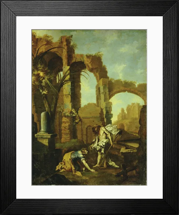 Framed Print : Noli Me Tangere, 1705-1710. Creator: Alessandro Magnasco Framed Print : Noli Me Tangere, 1705-1710. Creator: Alessandro Magnasco