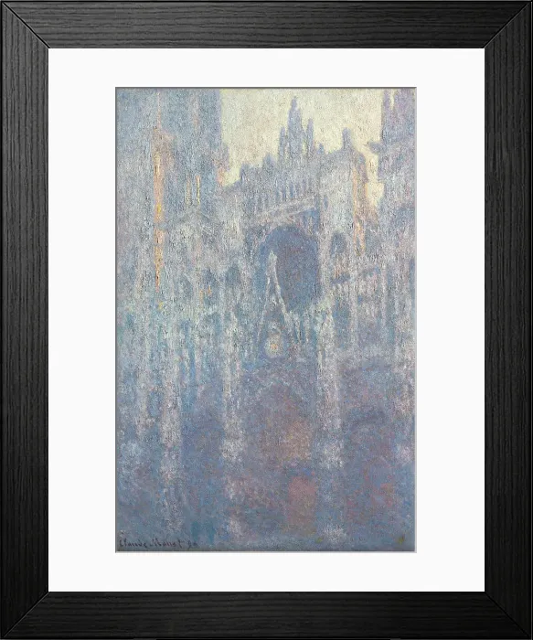 Framed Print : The Portal of Rouen Cathedral in Morning Light, 1894. Creator: Claude Monet Framed Print : The Portal of Rouen Cathedral in Morning Light, 1894. Creator: Claude Monet