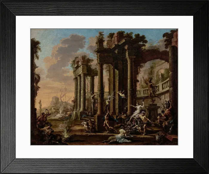 Framed Print : The Triumph of Venus, about 1720-1730. Creator: Alessandro Magnasco Framed Print : The Triumph of Venus, about 1720-1730. Creator: Alessandro Magnasco