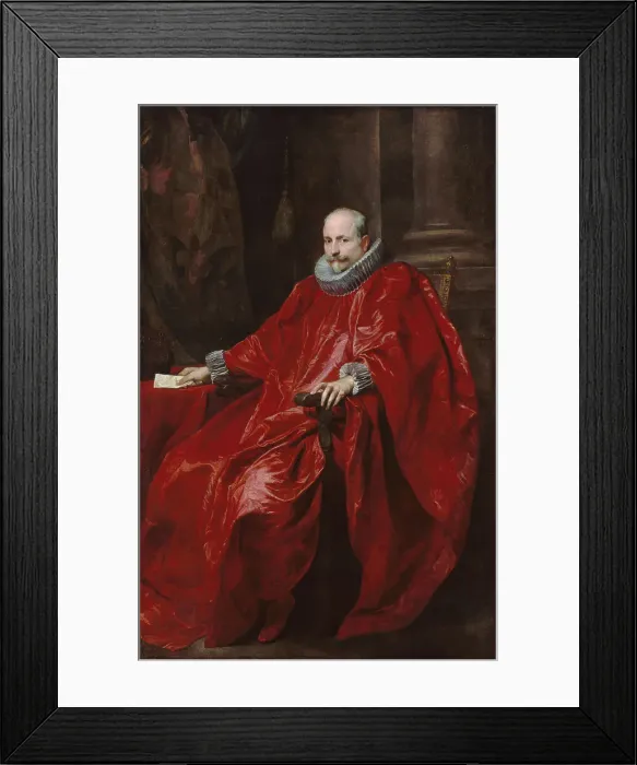 Framed Print : Portrait of Agostino Pallavicini, about 1621. Creator: Anthony van Dyck Framed Print : Portrait of Agostino Pallavicini, about 1621. Creator: Anthony van Dyck