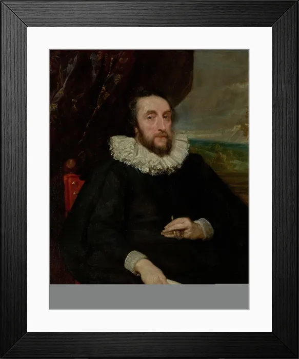 Framed Print : Thomas Howard, 2nd Earl of Arundel, about 1620-1621. Creator: Anthony van Dyck Framed Print : Thomas Howard, 2nd Earl of Arundel, about 1620-1621. Creator: Anthony van Dyck