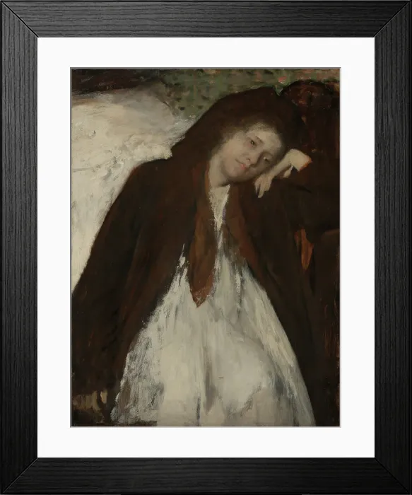 Framed Print : The Convalescent, about 1872-January 1887. Creator: Edgar Degas Framed Print : The Convalescent, about 1872-January 1887. Creator: Edgar Degas