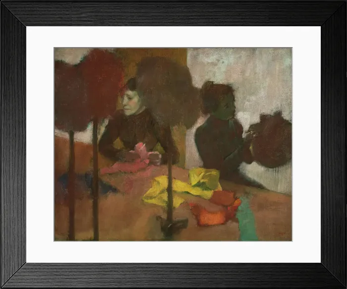 Framed Print : The Milliners, about 1882-before 1905. Creator: Edgar Degas Framed Print : The Milliners, about 1882-before 1905. Creator: Edgar Degas