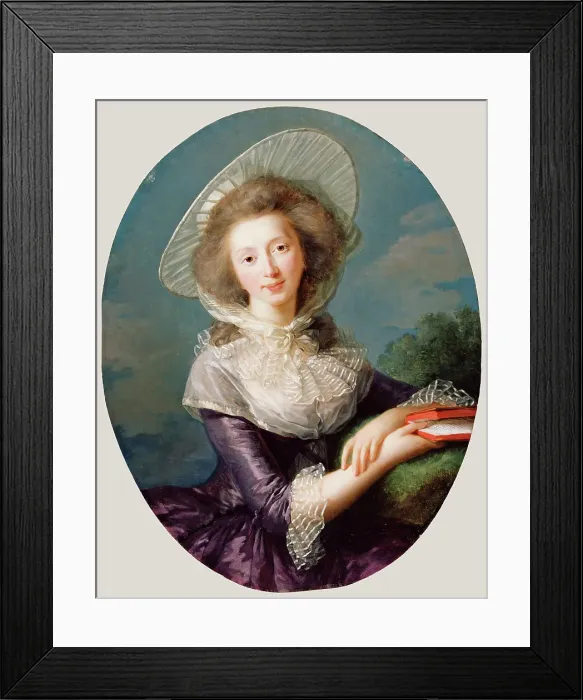 Framed Print : The Vicomtesse de Vaudreuil, 1785. Creator: Elisabeth Louise Vigee-LeBrun Framed Print : The Vicomtesse de Vaudreuil, 1785. Creator: Elisabeth Louise Vigee-LeBrun