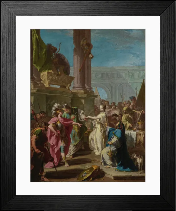 Framed Print : The Sacrifice of Polyxena, about 1733-1734. Creator: Giovanni Battista Pittoni the Younger Framed Print : The Sacrifice of Polyxena, about 1733-1734. Creator: Giovanni Battista Pittoni the Younger