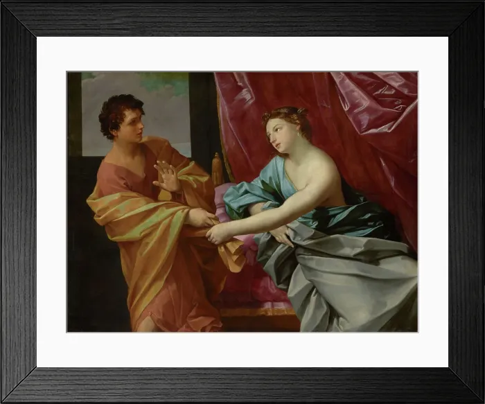 Framed Print : Joseph and Potiphar's Wife, about 1630. Creator: Guido Reni Framed Print : Joseph and Potiphar's Wife, about 1630. Creator: Guido Reni