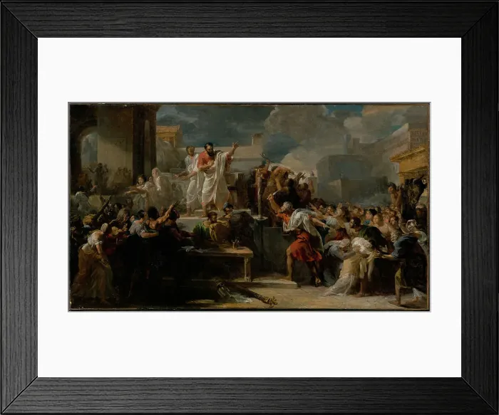 Framed Print : The Death of Virginia, about 1825-1828. Creator: Guillaume Lethiere Framed Print : The Death of Virginia, about 1825-1828. Creator: Guillaume Lethiere