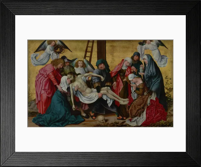 Framed Print : The Deposition, about 1490. Creator: Workshop of Rogier van der Weyden Framed Print : The Deposition, about 1490. Creator: Workshop of Rogier van der Weyden