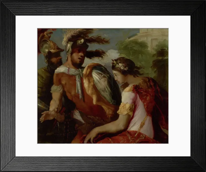 Framed Print : Rinaldo and the Mirror-Shield, about 1650-1655. Creator: Francesco Maffei Framed Print : Rinaldo and the Mirror-Shield, about 1650-1655. Creator: Francesco Maffei