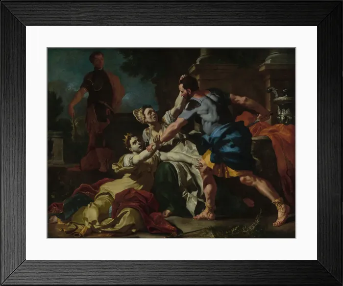 Framed Print : Death of Messalina, about 1704 / 1712. Creator: Francesco Solimena Framed Print : Death of Messalina, about 1704 / 1712. Creator: Francesco Solimena