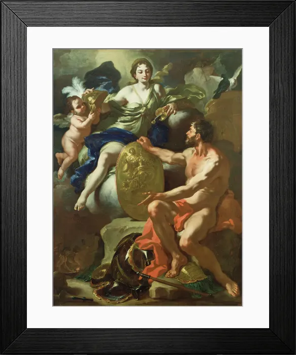 Framed Print : Venus at the Forge of Vulcan, 1704. Creator: Francesco Solimena Framed Print : Venus at the Forge of Vulcan, 1704. Creator: Francesco Solimena