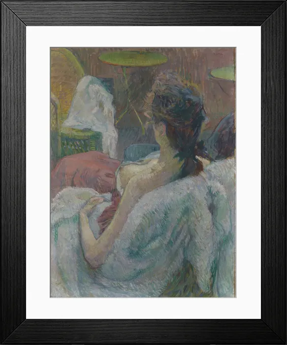 Framed Print : The Model Resting, 1889. Creator: Henri de Toulouse-Lautrec Framed Print : The Model Resting, 1889. Creator: Henri de Toulouse-Lautrec