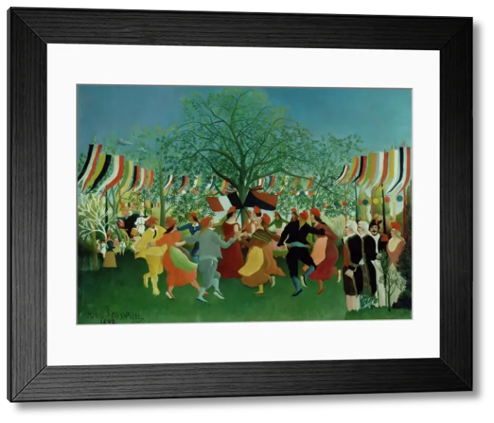 Framed Print : A Centennial of Independence, 1892. Creator: Henri Rousseau Framed Print : A Centennial of Independence, 1892. Creator: Henri Rousseau