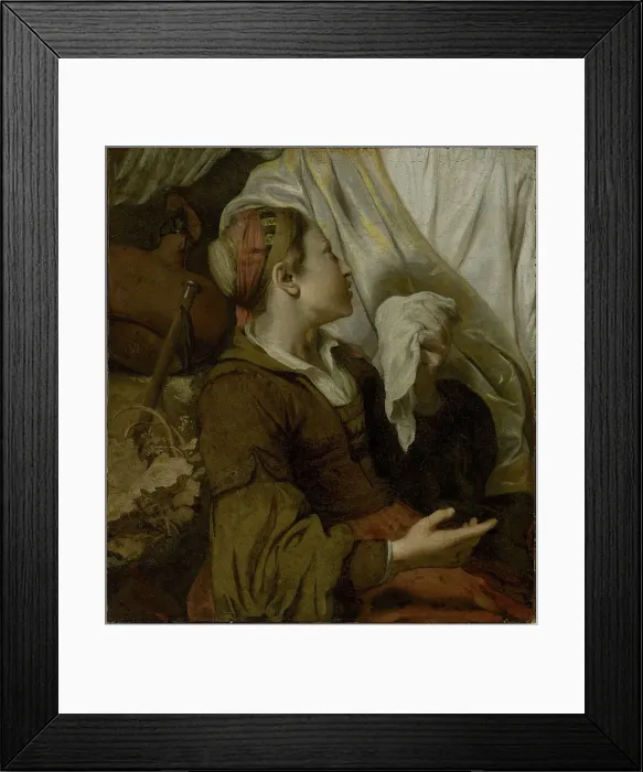 Framed Print : Hagar Weeping, early 1640s. Creator: Gerbrand van den Eeckhout Framed Print : Hagar Weeping, early 1640s. Creator: Gerbrand van den Eeckhout