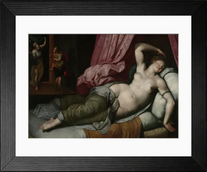 Framed Print : Paris Being Admitted to the Bedchamber of Helen, about 1585 / 1590. Creator: Jacob de Backer Framed Print : Paris Being Admitted to the Bedchamber of Helen, about 1585 / 1590. Creator: Jacob de Backer