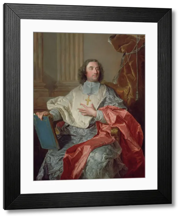 Framed Print : Charles de Saint-Albin, Archbishop of Cambrai, 1723. Creator: Hyacinthe Rigaud Framed Print : Charles de Saint-Albin, Archbishop of Cambrai, 1723. Creator: Hyacinthe Rigaud
