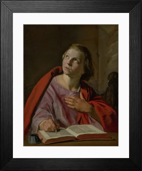 Framed Print : Saint John the Evangelist, about 1625-1628. Creator: Frans Hals Framed Print : Saint John the Evangelist, about 1625-1628. Creator: Frans Hals