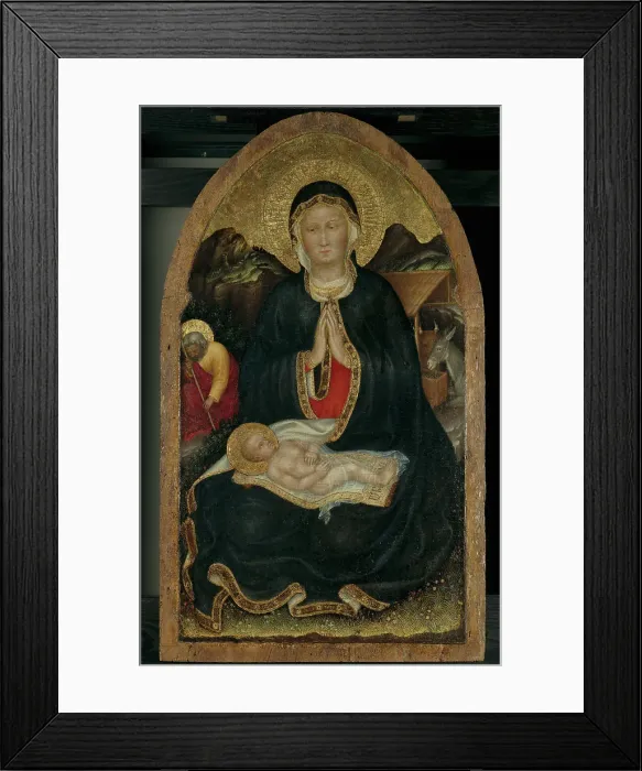 Framed Print : Nativity, about 1420-1422. Creator: Gentile da Fabriano Framed Print : Nativity, about 1420-1422. Creator: Gentile da Fabriano