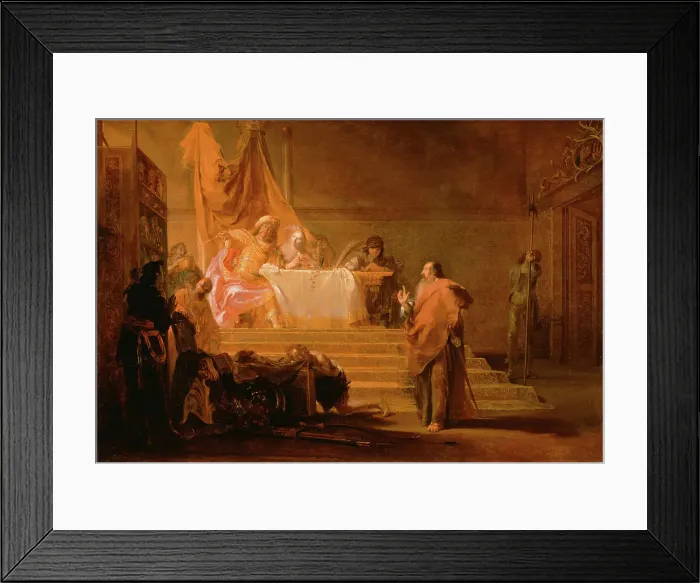 Framed Print : Solon before Croesus, about 1650-1652. Creator: Nikolaus Knupfer Framed Print : Solon before Croesus, about 1650-1652. Creator: Nikolaus Knupfer