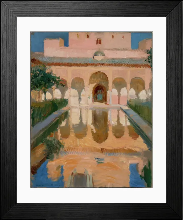Framed Print : Hall of the Ambassadors, Alhambra, Granada, 1909. Creator: Joaquin Sorolla y Bastida Framed Print : Hall of the Ambassadors, Alhambra, Granada, 1909. Creator: Joaquin Sorolla y Bastida