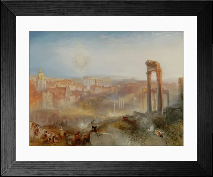 Framed Print : Modern Rome - Campo Vaccino, 1839. Creator: JMW Turner Framed Print : Modern Rome - Campo Vaccino, 1839. Creator: JMW Turner