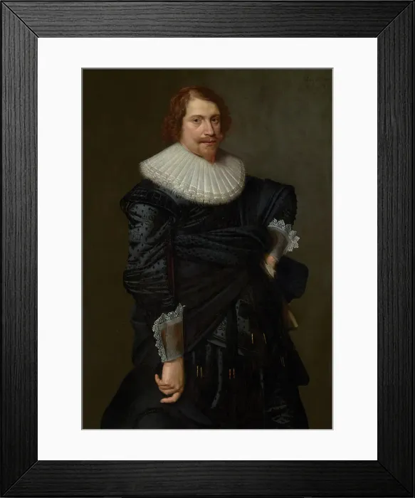 Framed Print : Portrait of a Man, 1632. Creator: Nicolaes Eliasz Pickenoy Framed Print : Portrait of a Man, 1632. Creator: Nicolaes Eliasz Pickenoy