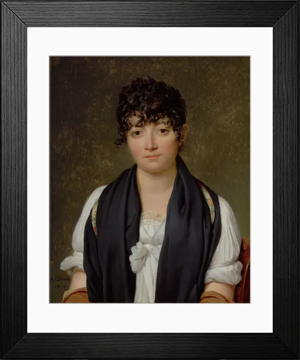 Framed Print : Portrait of Suzanne Le Peletier de Saint-Fargeau, 1804. Creator: Jacques-Louis David Framed Print : Portrait of Suzanne Le Peletier de Saint-Fargeau, 1804. Creator: Jacques-Louis David