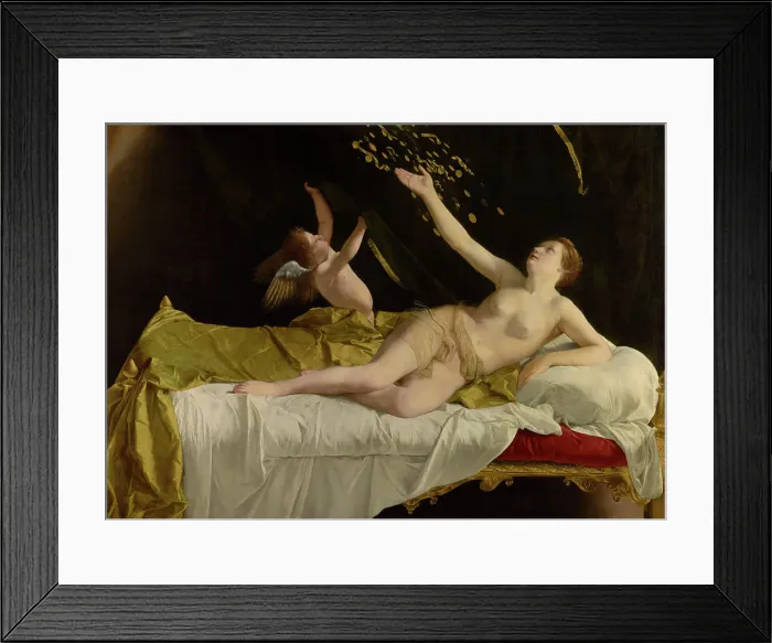 Framed Print : Danae and the Shower of Gold, 1621-1623. Creator: Orazio Gentileschi Framed Print : Danae and the Shower of Gold, 1621-1623. Creator: Orazio Gentileschi