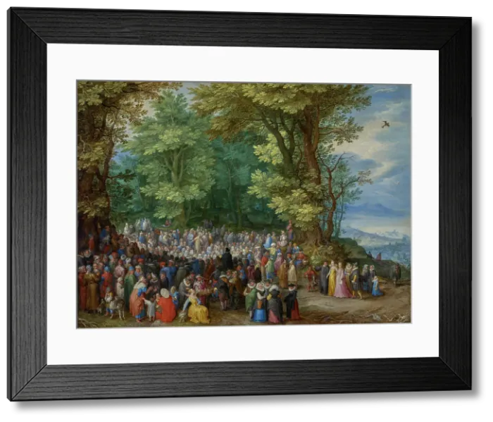 Framed Print : The Sermon on the Mount, 1598. Creator: Jan Brueghel the Elder