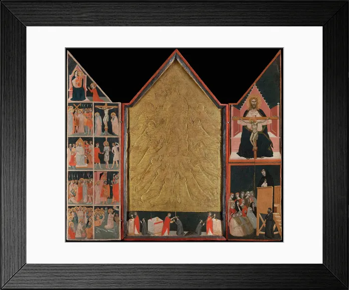 Framed Print : The Chiarito Tabernacle, 1340s. Creator: Pacino di Bonaguida Framed Print : The Chiarito Tabernacle, 1340s. Creator: Pacino di Bonaguida