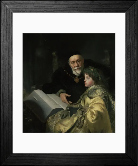 Framed Print : Prince Charles Louis of the Palatinate with his Tutor Wolrad von Plessen in Historical Dress, 1631. Creator: Jan Lievens Framed Print : Prince Charles Louis of the Palatinate with his Tutor Wolrad von Plessen in Historical Dress, 1631. Creator: Jan Lievens