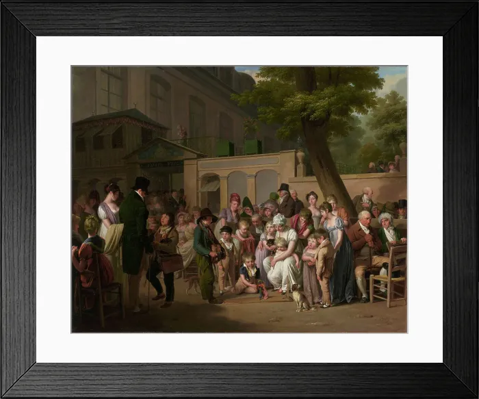 Framed Print : Entrance to the Jardin Turc, 1812. Creator: Louis Leopold Boilly Framed Print : Entrance to the Jardin Turc, 1812. Creator: Louis Leopold Boilly